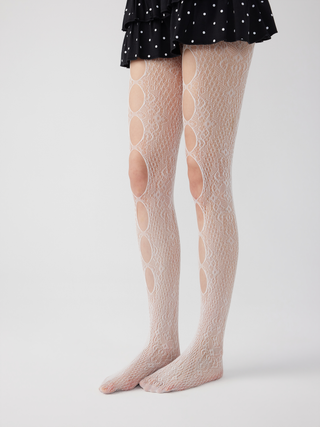 MESH BRAIDED TIGHTS