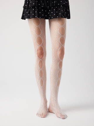 MESH BRAIDED TIGHTS