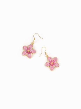 FLOWER DROP EARRINGS
