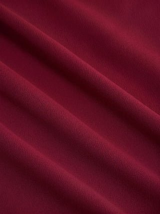 Satin Off-shoulder Cloak Sleeve Wrap Mermaid Maxi Dress