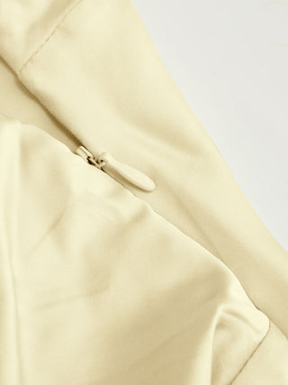Satin Halter Neckline Backless Bowknot A-line Mini Dress