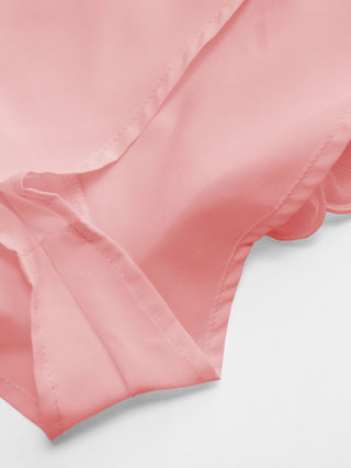 Chiffon Low Rise Ruffle Hem Layered Mini Skort