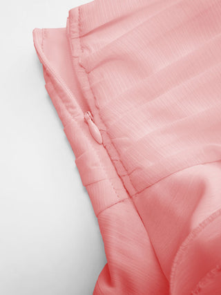Chiffon Low Rise Ruffle Hem Layered Mini Skort