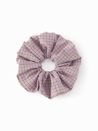 2PCS GINGHAM SCRUNCHIE & HEADBAND SET