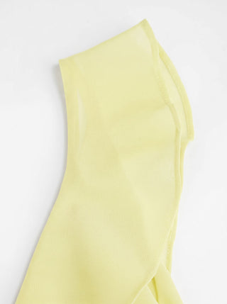 Chiffon V-neck Ruffled A-line Maxi Dress