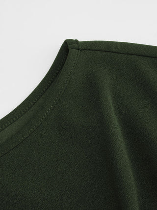 Twist Knot Short Sleeve Metal Detail Tee