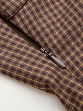 Always Pick Dare Plaid Dress