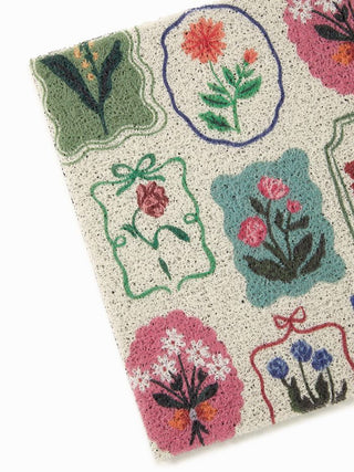 FLORAL DOOR MAT