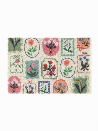 FLORAL DOOR MAT