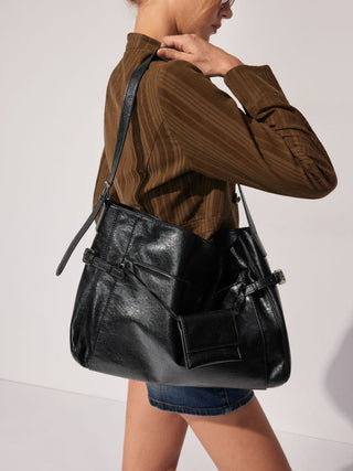 POCKET BUCKLE TOTE BAG