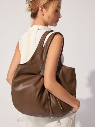 PLEATED TOTE BAG
