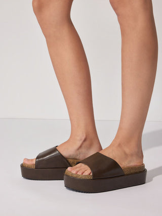 PLATFORM WEDGE SLIPPERS