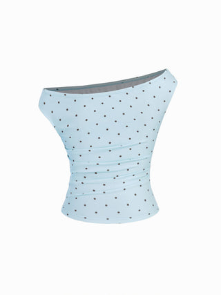 Off-shoulder Ruched Top