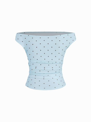 Off-shoulder Ruched Top