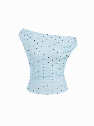 Off-shoulder Ruched Top