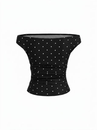 Off-shoulder Ruched Top