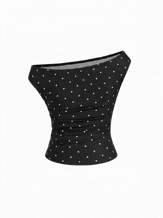 Off-shoulder Ruched Top