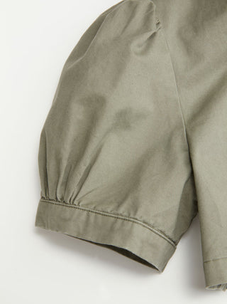 My Way Cropped Napoleon Top