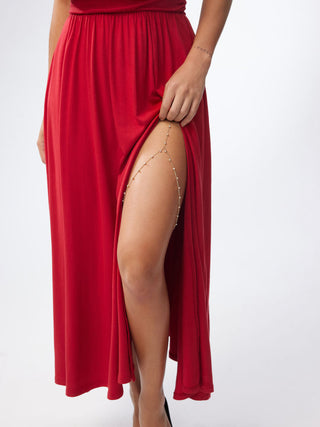 RHINESTONE THIGH CHAIN
