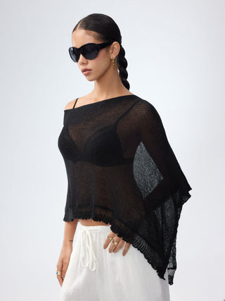 CLASSIC KNITTED CAPE