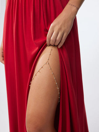 RHINESTONE THIGH CHAIN