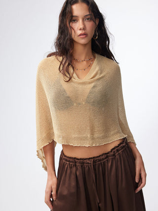 CLASSIC KNITTED CAPE
