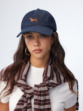 DOG EMBROIDERED BASEBALL CAP