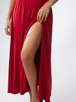 RHINESTONE THIGH CHAIN