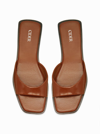 SQUARE TOE SLIPPERS