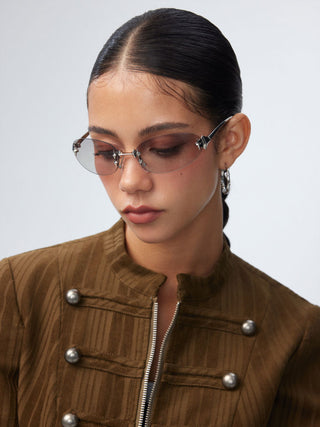 CAT-EYE FASHION GLASSES