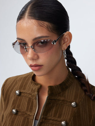 CAT-EYE FASHION GLASSES