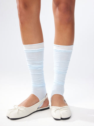 PLAID LEG WARMERS