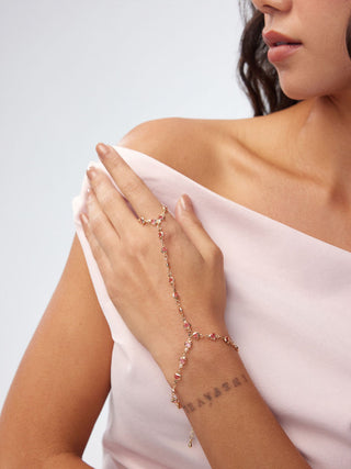 HEART HAND CHAIN BRACELET