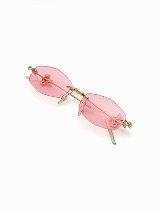 RHINESTONE DECOR FASHION GLASSES
