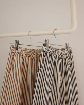 Cotton striped pants