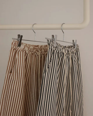 Cotton striped pants