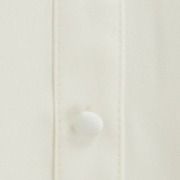 Satin V-neck Ruffle Sleeve Lace Trim Tie Front A-line Mini Dress