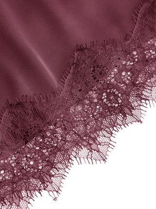 Low Rise Lace Trim A-line Mini Skirt