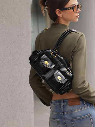 MULTI POCKET SHOULDER BAG