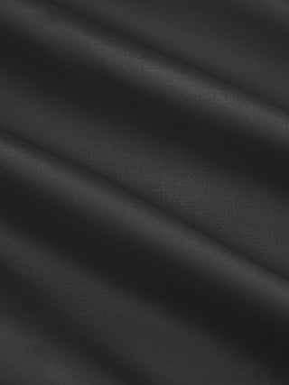 Satin Halter Neck Twist Knotted A-line Maxi Dress