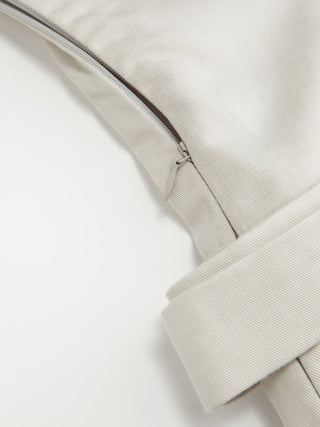 Cotton-blend Bandeau High Rise Zip belted Romper