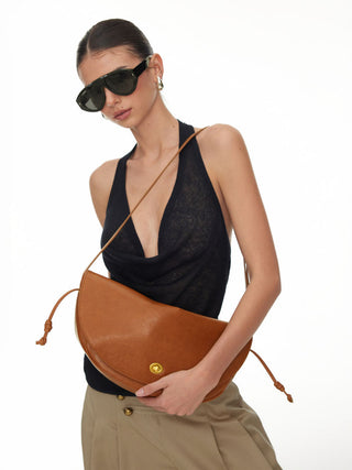 BUCKLE SHOULDER BAG
