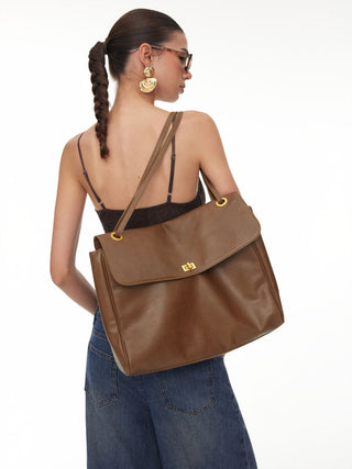 BUCKLE TOTE BAG