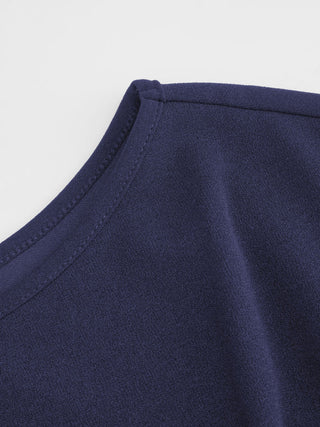 Twist Knot Short Sleeve Metal Detail Tee