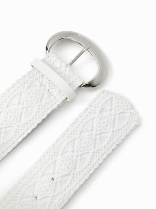 FLORAL LACE BUCKLE BELT