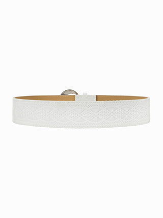 FLORAL LACE BUCKLE BELT