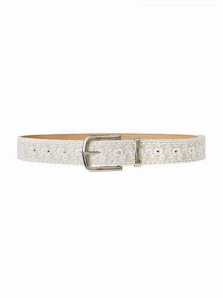 FLORAL LACE BUCKLE BELT
