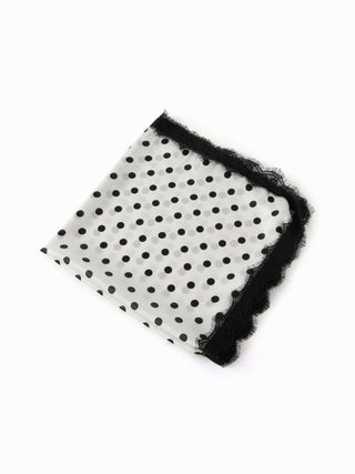 POLKA DOT SQUARE SCARF