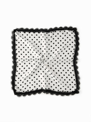 POLKA DOT SQUARE SCARF