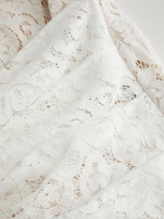 Lace Floral Bandeau Applique Mermaid Maxi Dress
